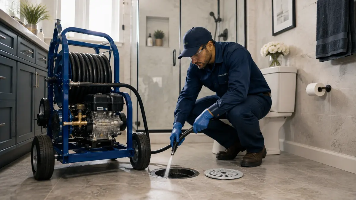 Bathroom Drain Hydro Jetting in Santa Ynez