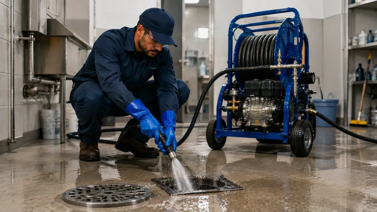 Floor Drain Hydro Jet Cleaning in Santa Ynez