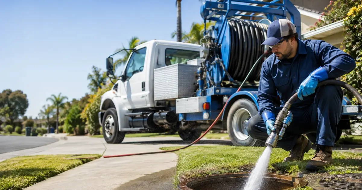 Hydro jet sewer cleaning Santa Ynez