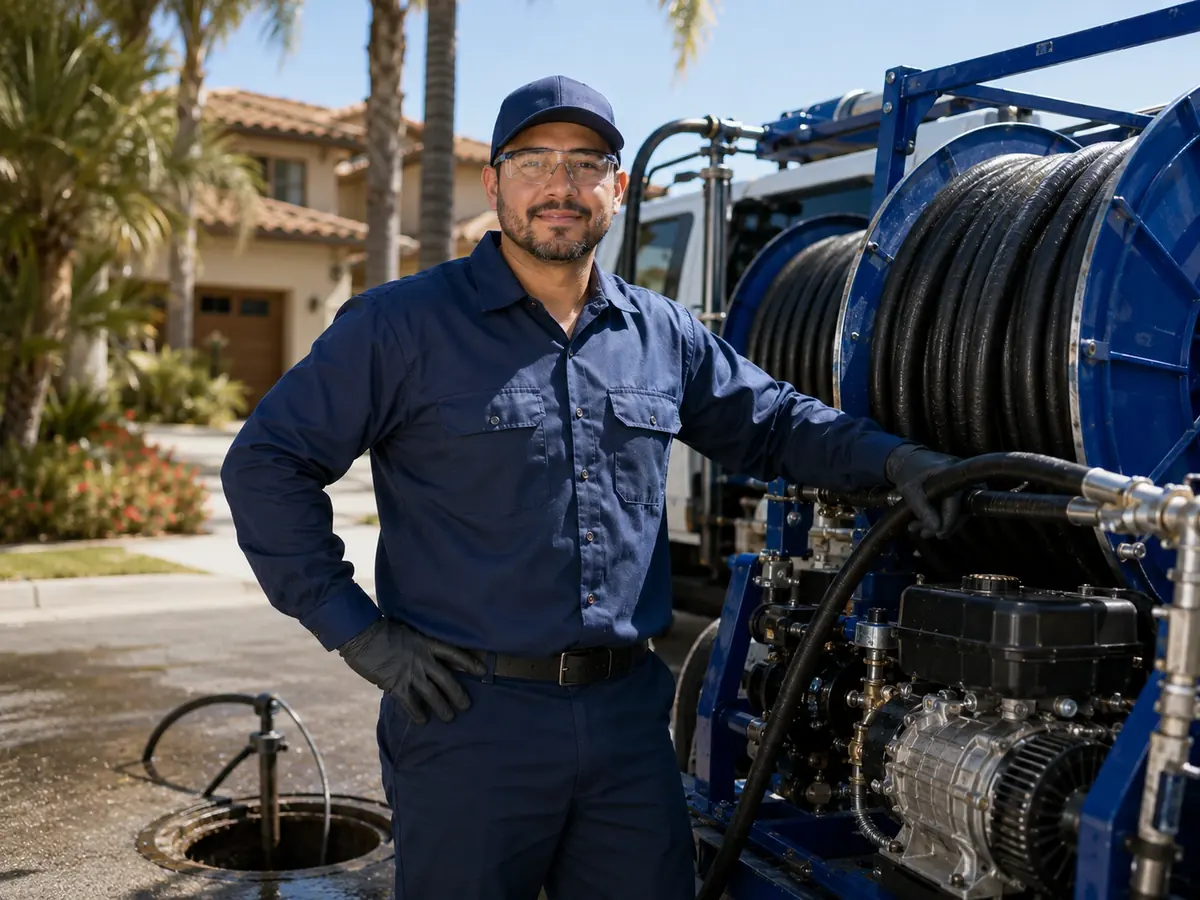 Hydro jet sewer cleaning in Santa Ynez