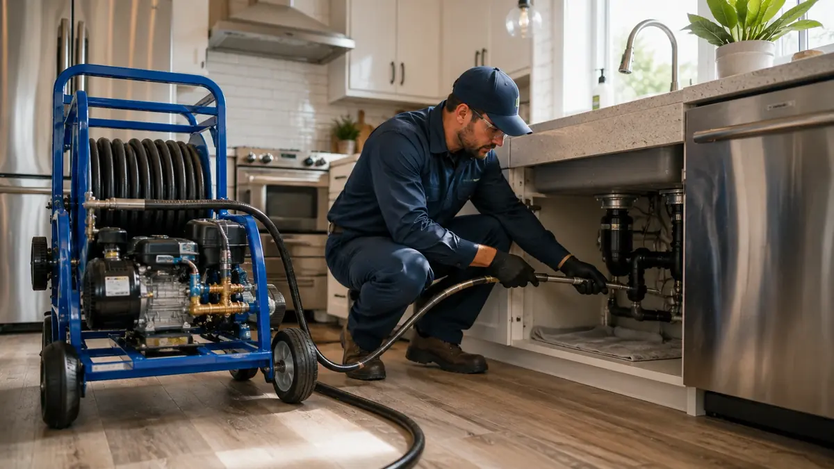 Kitchen Drain Hydro Jetting in Santa Ynez