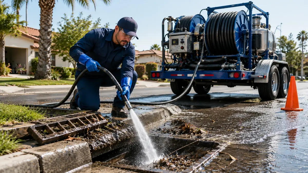 Storm Drain Hydro Jet Cleaning in Santa Ynez